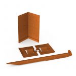 Multi-Edge ADVANCE corner set Corten steel