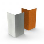 Multi-Edge ADVANCE Pieza de esquina acero corten galvanizado