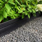 Multi-Edge ECO lawn edging black straight 20 cm high